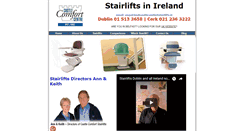 Desktop Screenshot of castlecomfortstairlifts.ie